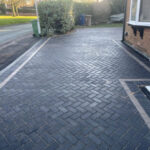 grey block paving in Southall Green