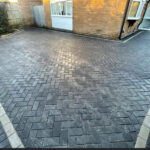 Tiddlington grey block paving