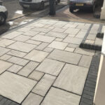 new patio slabs Tiddlington